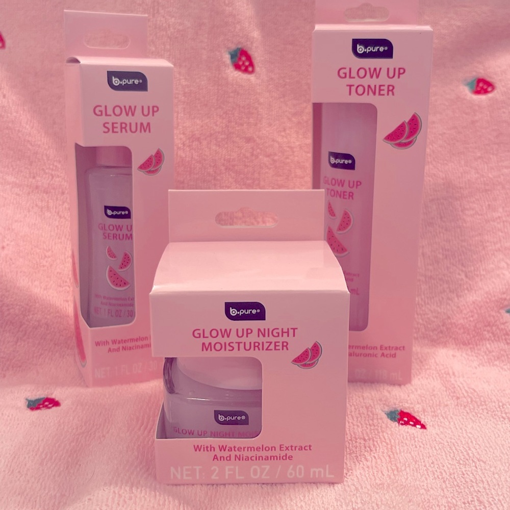 Bpure watermelon glow skin care set